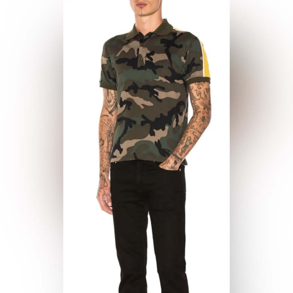 VALENTINO Garavani Men’s Camo Shirt XL MADE IN ITALY